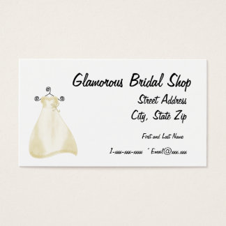 Bridal Business Cards Templates Zazzle Glamorous Bridal Business Card
