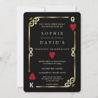 Glamorous Casino Las Vegas Poker Wedding