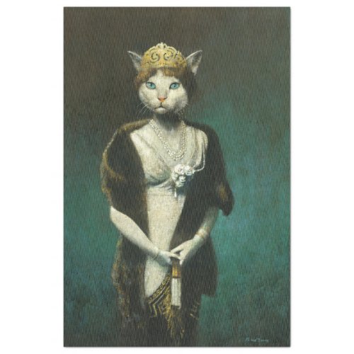 Glamorous Cat Lady Tissue Paper