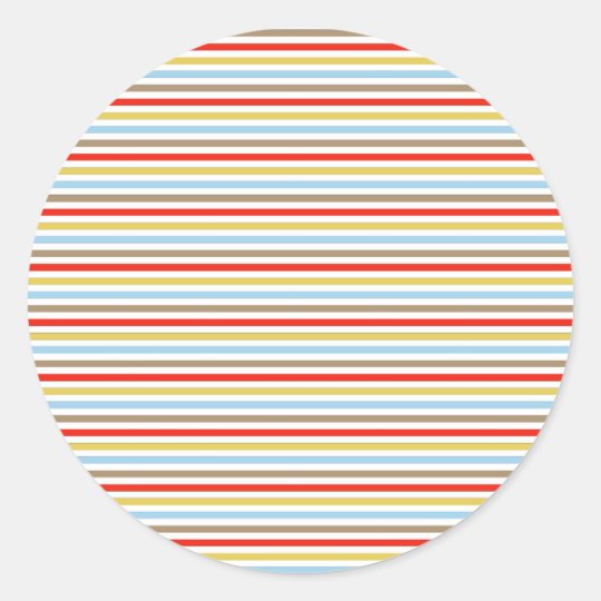 Glamorous Classic Round Sticker
