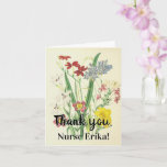 [ Thumbnail: Glamorous, Classy "Thank You" Nurse Thank You Card ]
