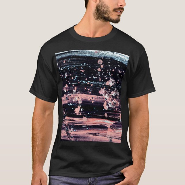 Glamorous Dark Grey Pink Spotlight T-Shirt (Front)