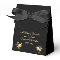Glamorous Elegance Birthday Thank You Favor Boxes