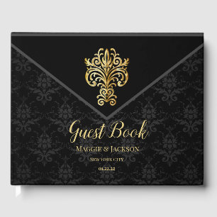 Glamorous Evening Wedding Guest Book