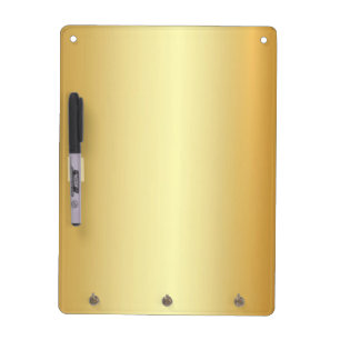 Glamorous Faux Gold Template Elegant Modern Trendy Dry Erase Board