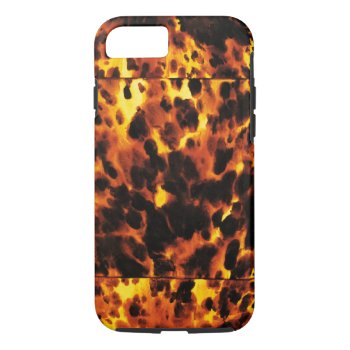 Glamorous Faux Tortoise Shell Iphone 7 Case by brookechanel at Zazzle