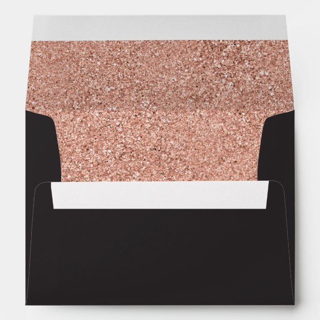 Glamorous "final touch" Trendy Classy fake glitter Envelope (Back (Bottom))