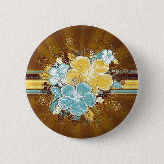 Glamorous flowers button