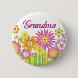 Glamorous flowers Grandma Button
