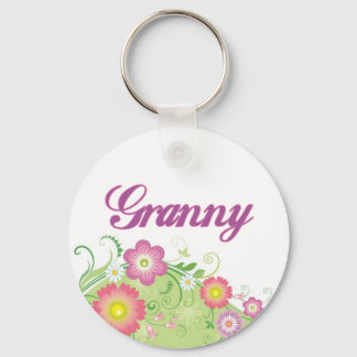 Glamorous flowers Granny Keychain