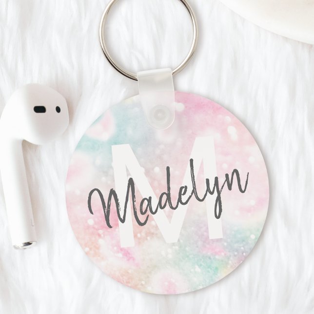 Glamorous Glitter Pink Pretty Pattern Keychain (Creator Uploaded)
