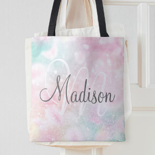 Glamorous Glitter Pink Pretty Pattern Tote Bag