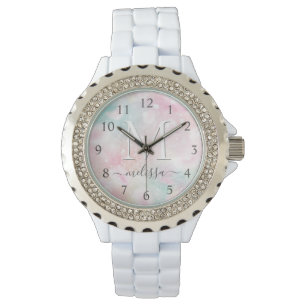 Glamorous Glitter Pink Pretty Pattern Watch