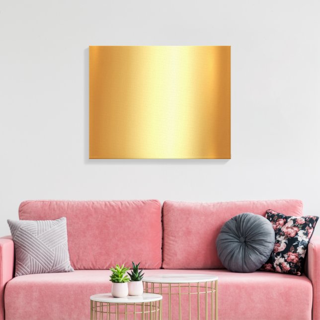 Glamorous Gold Background For Your Photo Luxury Canvas Print (Insitu(LivingRoom))
