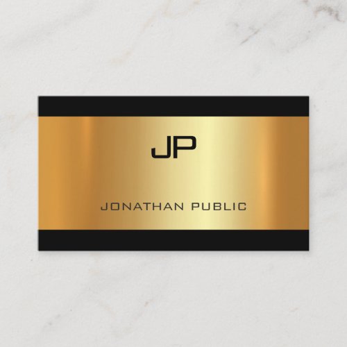 Glamorous Gold Lights Modern Sophisticated Luxury Business Card