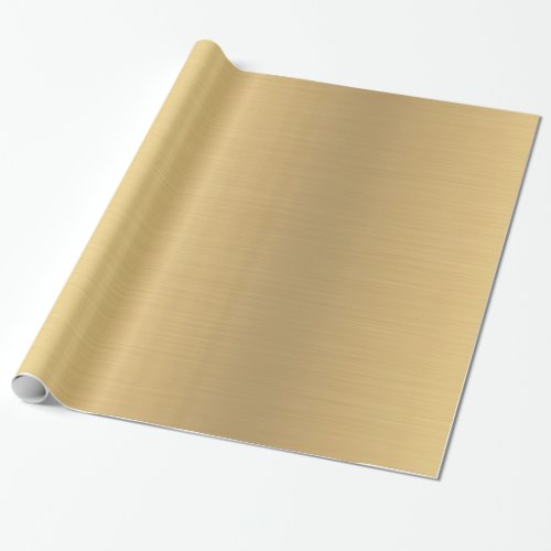 Glamorous Gold Modern Elegant Glossy Gift Wrapping Paper