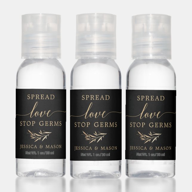 Glamorous Gold Spread Love Hand Sanitizer (Set)