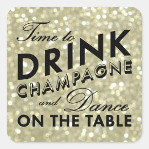 Glamorous Gold Sticker