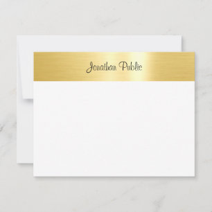 Glamorous Gold White Template Handwritten Script