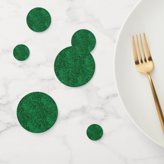 Glamorous Green Glitter Confetti (Group)