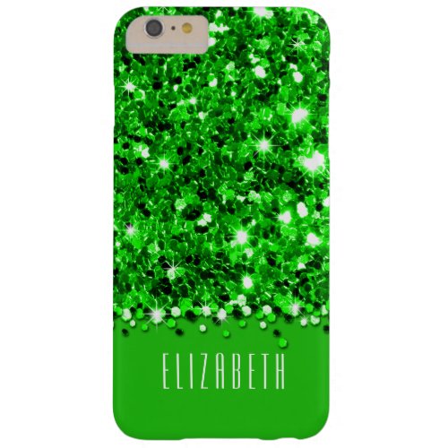 Glamorous Green Sparkly Glitter Confetti Case