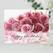 Glamorous Happy Birthday Postcard 