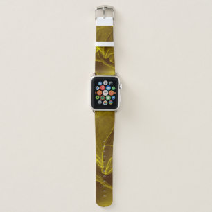 Glamorous ink fluid: marble foil. apple watch band