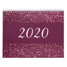 Glamorous inspirational calendar