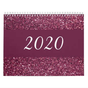 Glamorous inspirational calendar