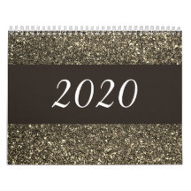 Glamorous inspirational calendar