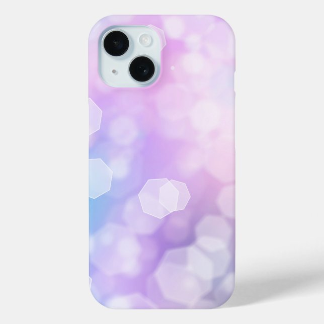 Glamorous LavenderSparkling Bokeh Case-Mate iPhone Case (Back)
