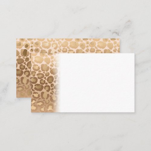 Glamorous Light Brown Tiger Stripes Animal Print Place Card