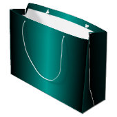 Glamorous Lingerie Bridal Shower | Teal Large Gift Bag (Back Angled)