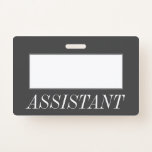 [ Thumbnail: Glamorous, Luxurious "Assistant" Badge ]