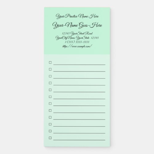 Glamorous Luxurious Organization Promotional Magnetic Notepad