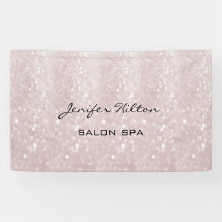 Glamorous modern chic glittery banner