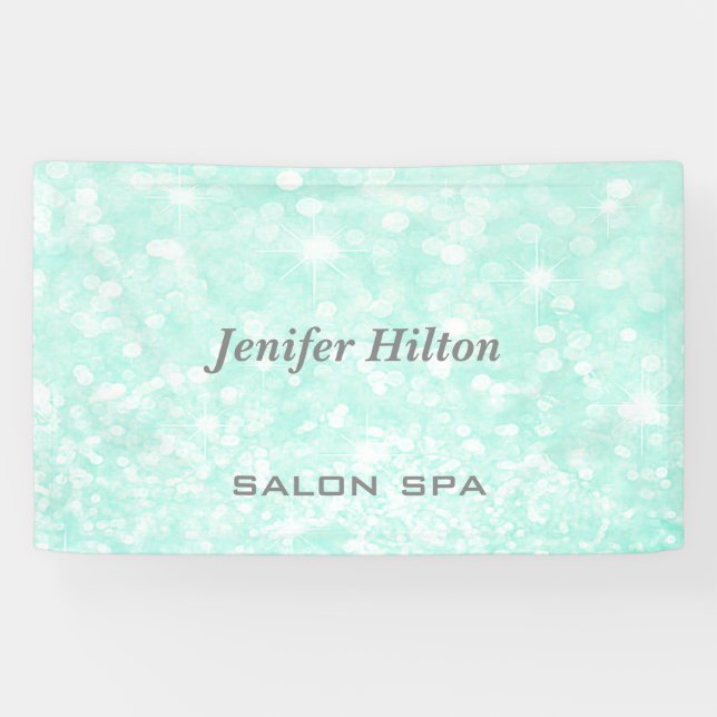 Glamorous modern chic glittery banner (Horizontal)