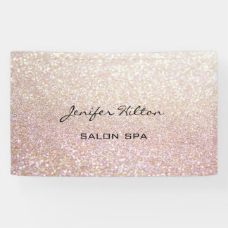 Glamorous modern chic glittery banner