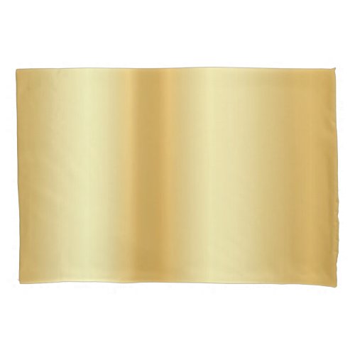 Glamorous Modern Custom Faux Gold Blank Template Pillow Case