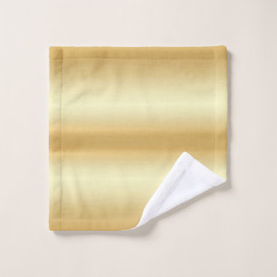 Glamorous Modern Custom Faux Gold Blank Template Wash Cloth