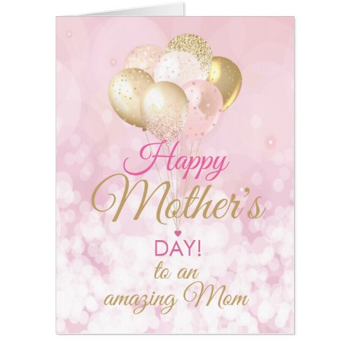Glamorous Mothers Day Jumbo Card