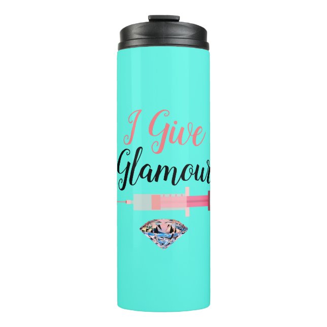 Glamorous nurse shot thermal tumbler (Front)