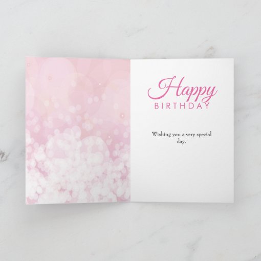 Glamorous Pink Glitter Balloons 80th Birthday Card | Zazzle