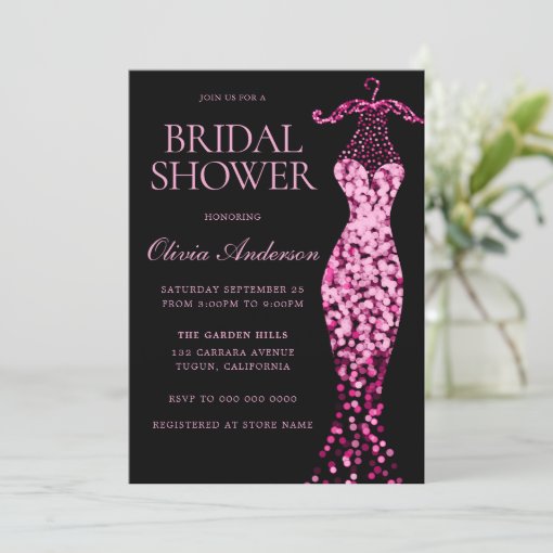 pink gown for bride