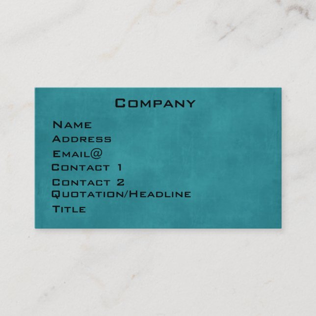 Glamorous Profile Card (Front)