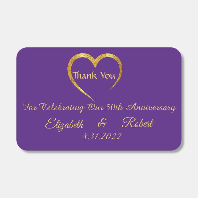 Glamorous Purple & Black Wedding Marriage Favor Matchboxes (Front)