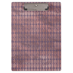 Glamorous Rose Gold Foil and Lavender Art Deco Clipboard