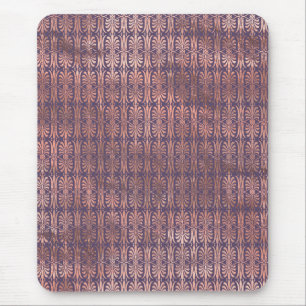Glamorous Rose Gold Foil and Lavender Art Deco Mouse Pad