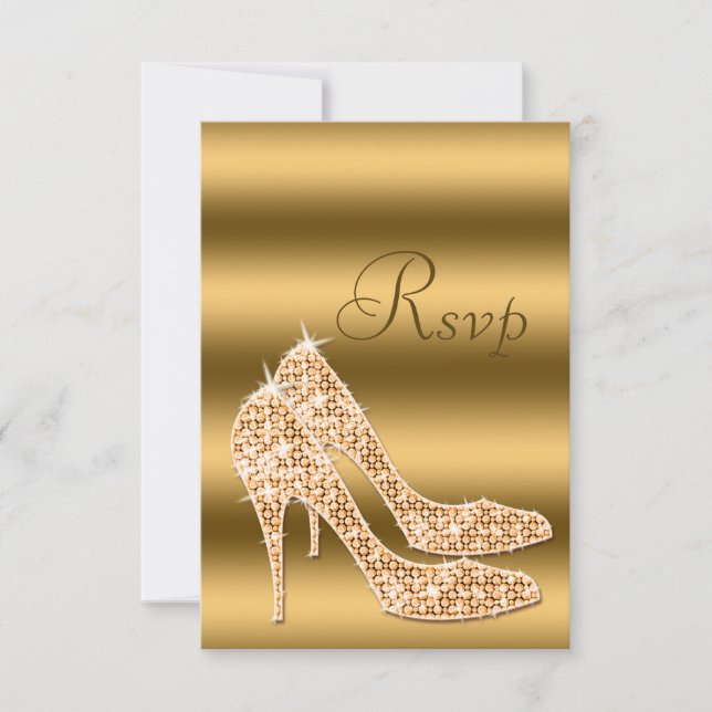 Glamorous RSVP Gold Stilettos (Front)