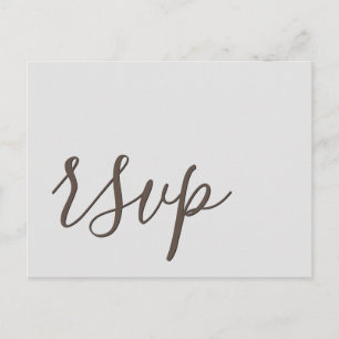 Glamorous RSVP Postcard